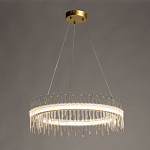 Люстра круглая с прозрачными стеклянными трубками 51 см Nembus варинант исполнения - 3 | Loft Concept в Омске