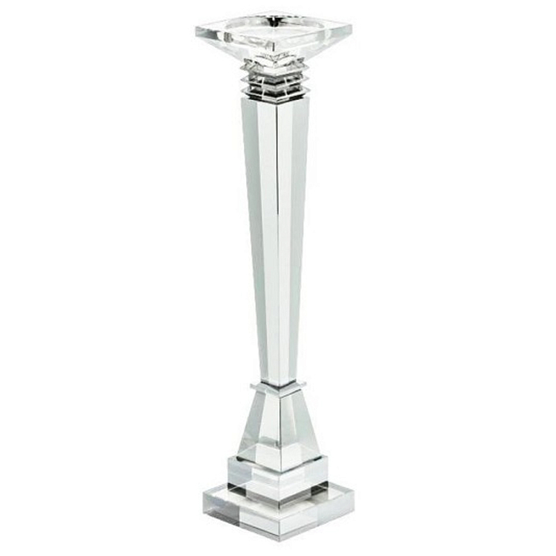 Подсвечник Candleholder Lord Прозрачный Янтарный Серый Подсвечник Candleholder Lord Прозрачный Янтарный Серый в Омске | Loft Concept