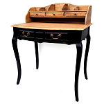 Стол-бюро из массива березы с 5-ю ящиками в стиле прованс Vintage варинант исполнения - 3 | Loft Concept в Омске