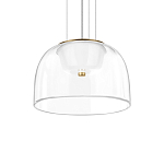 Подвесной светильник с куполообразным прозрачным стеклянным плафоном Grada Light варинант исполнения - 7 | Loft Concept в Омске