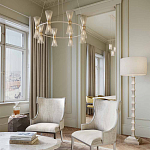 Торшер с фактурным каркасом и прямоугольным тканевым абажуром Shiye and Simplicity варинант исполнения - 3 | Loft Concept в Омске