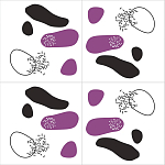 Плитка с узором Камни варинант исполнения - 1 | Loft Concept в Омске