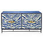 Буфет в гостиную с инкрустацией Bone Inlay Deco Sideboard - Orleans ZEBRA варинант исполнения - 4 | Loft Concept в Омске