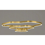 Люстра подвесная с 3-мя ассиметричными светодиодными лампами Golden Current варинант исполнения - 1 | Loft Concept в Омске