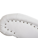 Кушетка белая с мягкой обивкой из велюра Michael Couch варинант исполнения - 5 | Loft Concept в Омске