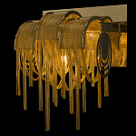 Бра с перфорированными металлическими дугами и цепочками 22 см Atlantis Chain варинант исполнения - 6 | Loft Concept в Омске