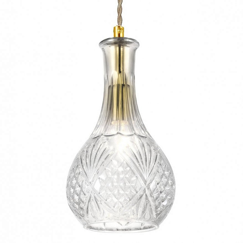 Подвесной светильник lee broom DECANTERLIGHT pendant III Золотой Прозрачное Стекло Подвесной светильник lee broom DECANTERLIGHT pendant III Золотой Прозрачное Стекло в Омске | Loft Concept