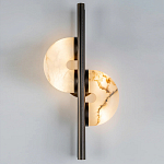 Бра  с фигурным мраморным рассеивателем Spiral of Warm Light варинант исполнения - 10 | Loft Concept в Омске