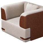 Кресло Richmond  с кожаной отделкой варинант исполнения - 3 | Loft Concept в Омске