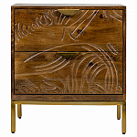 Прикроватная тумба с фактурным фасадом Termite варинант исполнения - 1 | Loft Concept в Омске