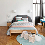 Бра из металла и дерева Ruell White Metal Wooden Wall Lamp варинант исполнения - 3 | Loft Concept в Омске