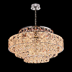 Люстра хрустальная в неоклассическом стиле на серебристом каркасе Majesty варинант исполнения - 4 | Loft Concept в Омске