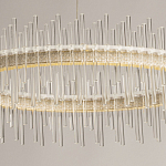 Люстра круглая с прозрачными стеклянными трубками 51 см Nembus варинант исполнения - 4 | Loft Concept в Омске