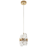 Подвесной светильник из хрусталя Fleuretta Crystal Gold Hanging Lamp варинант исполнения - 2 | Loft Concept в Омске
