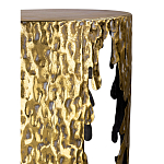 Столик дизайнерский Copper streaks варинант исполнения - 2 | Loft Concept в Омске