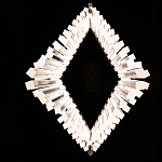 Люстра золотого цвета в форме галочки с каскадом длинных прозрачных трубок Eurofase варинант исполнения - 12 | Loft Concept в Омске