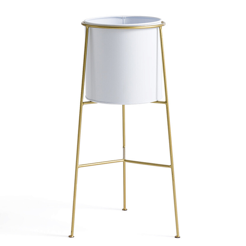 Кашпо из металла и латуни Elegance Elevated Planters белое Белый Латунь Кашпо из металла и латуни Elegance Elevated Planters белое Белый Латунь в Омске | Loft Concept