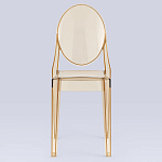 Прозрачный стул с янтарным оттенком LOUIS GHOST CHAIR варинант исполнения - 3 | Loft Concept в Омске