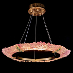 Люстра в форме кольца розовая Warm Pink Light варинант исполнения - 3 | Loft Concept в Омске