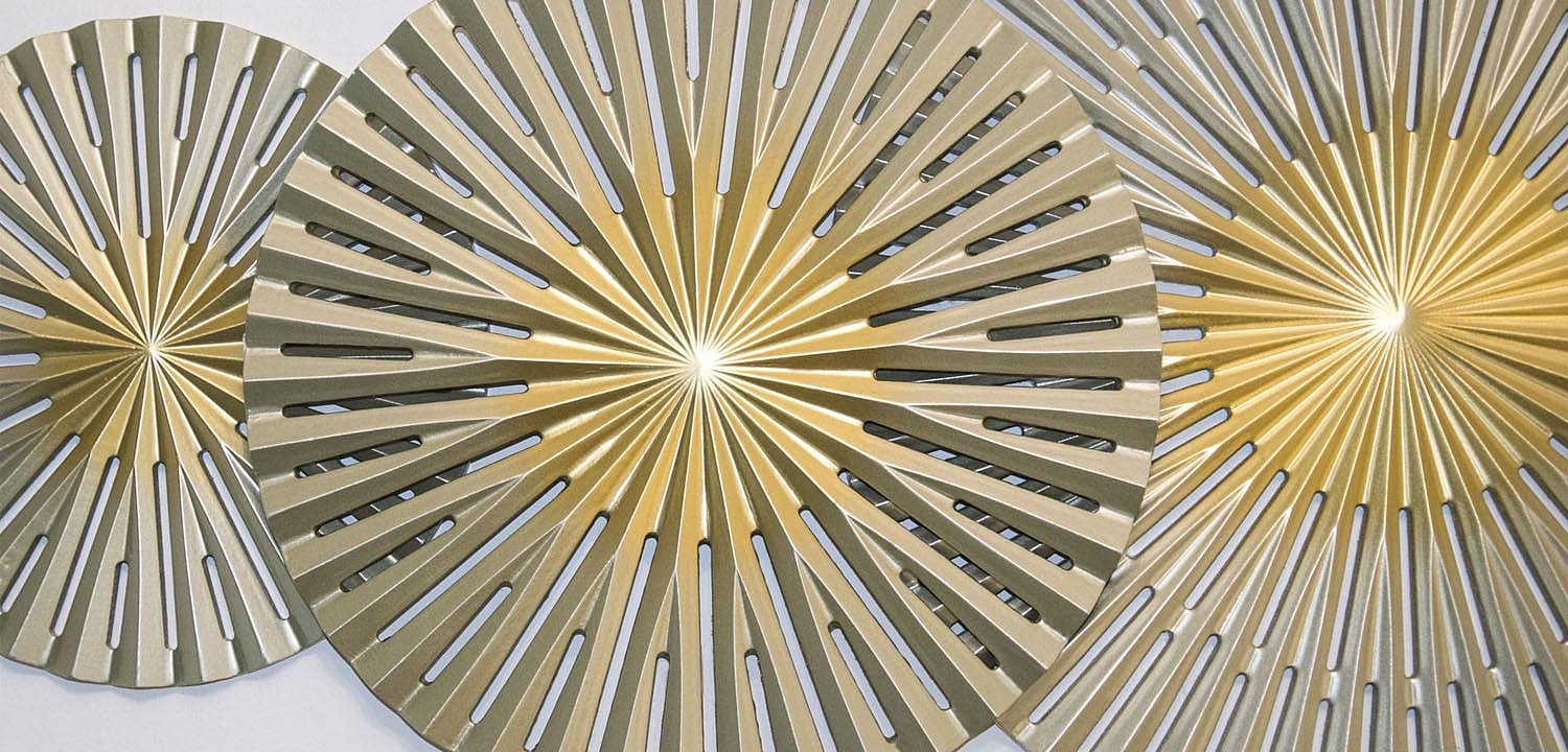 Арт-объект Apollo Gold and Silver Wall Plaque Disc gap 3 Арт-объект Apollo Gold and Silver Wall Plaque Disc gap 3 - Loft-Concept в Омске