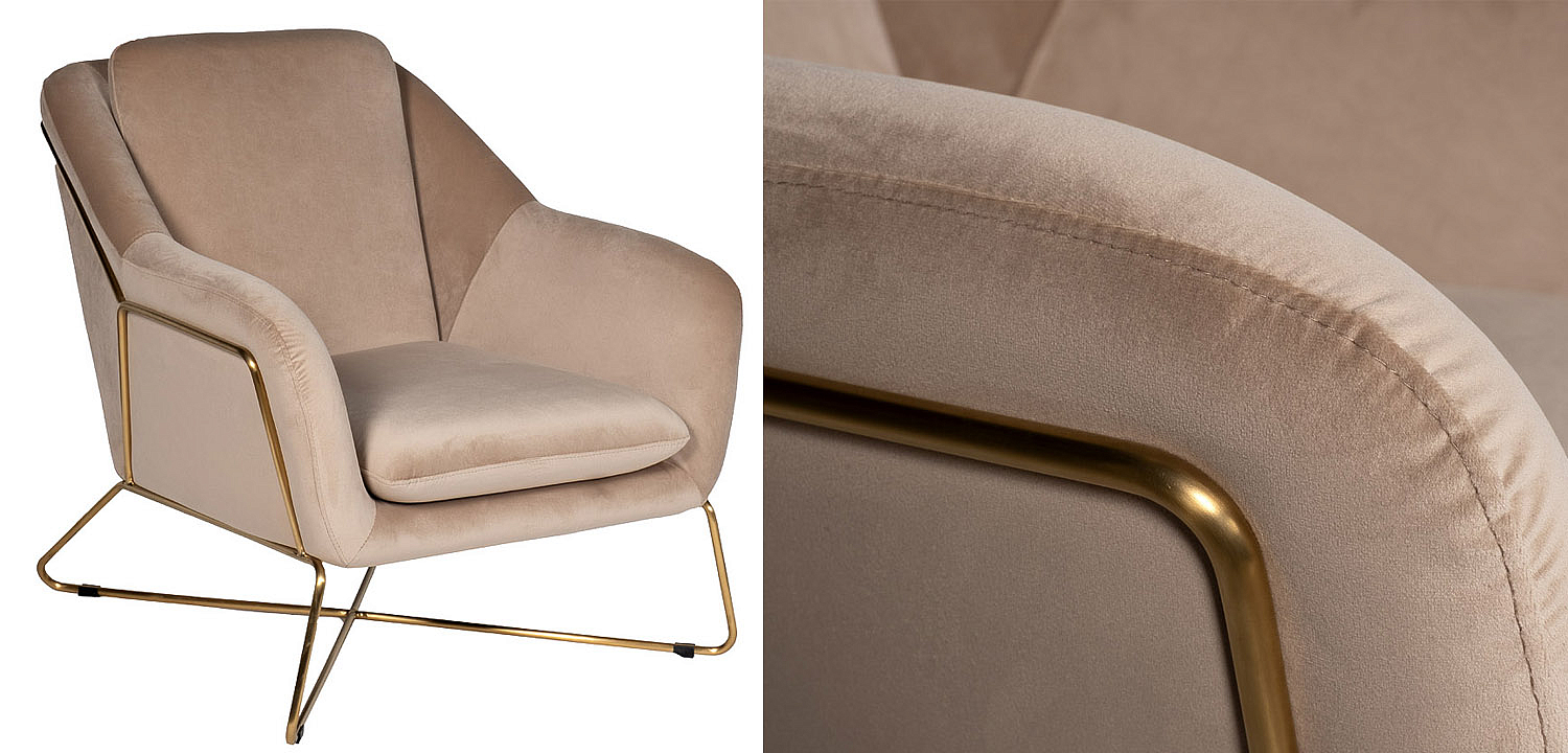 Кресло Umbra Armchair beige Кресло Umbra Armchair beige - Loft-Concept в Омске