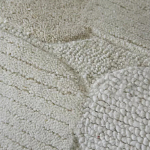 Панно из шерсти и хлопка с узором Beige Calista Serene варинант исполнения - 8 | Loft Concept в Омске