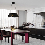 Подвесной светильник круглый с контрастной внутренней отделкой Assol Сup варинант исполнения - 6 | Loft Concept в Омске