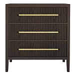 Комод Primo с 3 выдвижными ящиками Темный орех варинант исполнения - 7 | Loft Concept в Омске