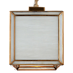 Люстра прямоугольная с каркасом золотого цвета Soft Glow Lamps варинант исполнения - 4 | Loft Concept в Омске