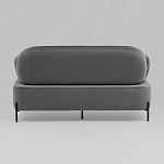 Диван в велюровой обивке серого цвета COLOR BLOCK варинант исполнения - 2 | Loft Concept в Омске