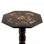 Кофейный стол из натуральных камней Змеевик и Яшма Natural Stone Tables варинант исполнения - 6 | Loft Concept в Омске