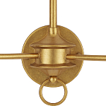 Бра настенное золотого цвета в форме подсвечника Graceful Smoothness варинант исполнения - 1 | Loft Concept в Омске