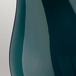 Настольная лампа с коническим дымчато-зелёным абажуром из искусственного шёлка Quintiesse варинант исполнения - 5 | Loft Concept в Омске