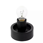 Настольный светильник с янтарным рельефным плафоном Lamp with Frozen Glass Effect варинант исполнения - 2 | Loft Concept в Омске