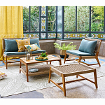 Садовый 2-х местный диван с каркасом из акации Green варинант исполнения - 5 | Loft Concept в Омске