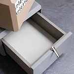 Консоль с зеркалом и  3-мя вращающимися ящиками Eloida варинант исполнения - 4 | Loft Concept в Омске