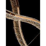 Люстра волнистой формы с фактурным хрустальным плафоном Light Delight варинант исполнения - 5 | Loft Concept в Омске