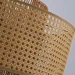 Подвесной светильник с абажуром из плтеного бамбука Light Inside the Cell варинант исполнения - 7 | Loft Concept в Омске