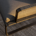 Дизайнерское уличное кресло на металлическом каркасе PHOENIX Armchair варинант исполнения - 10 | Loft Concept в Омске