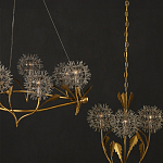 Люстра круглая с декором в виде цветков одуванчика Hanging Dandelion варинант исполнения - 6 | Loft Concept в Омске