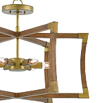 Подвесной светильник в форме фонаря коричневый Brown Eco Lantern варинант исполнения - 1 | Loft Concept в Омске