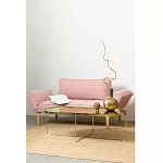 Кофейный столик овальный золотой Modern Mirror Gold Table варинант исполнения - 5 | Loft Concept в Омске