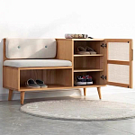 Комод с мягким  сиденьем и нишей для хранения обуви Manual Dresser варинант исполнения - 1 | Loft Concept в Омске