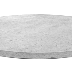 Стол обеденный с круглой светло-серой столешницей Harris Collection варинант исполнения - 3 | Loft Concept в Омске