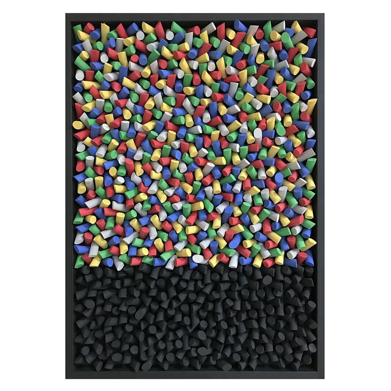 Панно «Анабиоз» Мульти Черный в Омске | Loft Concept 