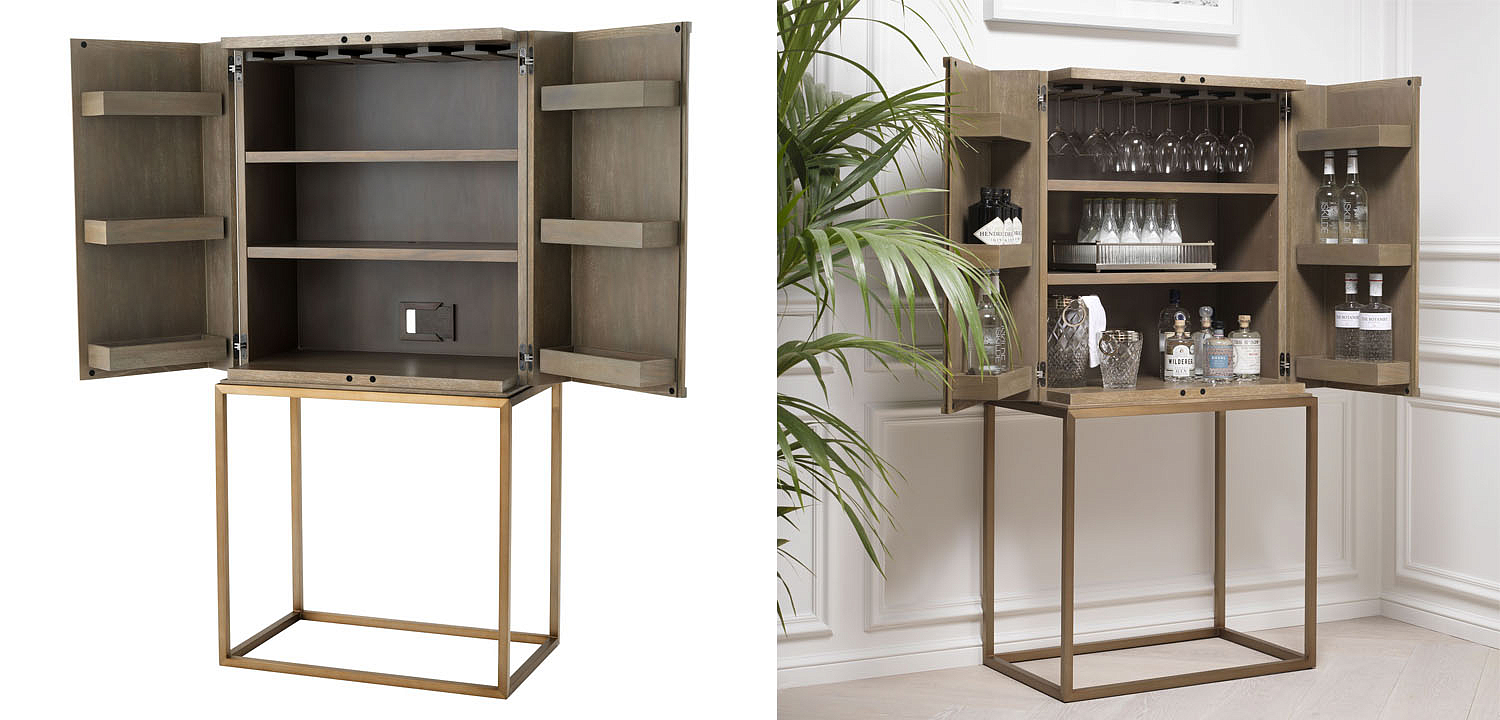 Шкаф для вина Eichholtz WINE CABINET HIGHLAND Шкаф для вина Eichholtz WINE CABINET HIGHLAND - Loft-Concept в Омске