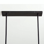 Люстра линейная прямоугольная с подвесками из натурального перламутра Nacre варинант исполнения - 4 | Loft Concept в Омске