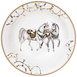 Сервиз обеденный из фарфора с изображением лошадей на 6 персон 23 предмета Porcelain Horse Set варинант исполнения - 6 | Loft Concept в Омске