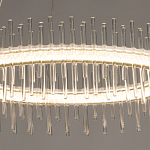 Люстра круглая с прозрачными стеклянными трубками 51 см Nembus варинант исполнения - 5 | Loft Concept в Омске