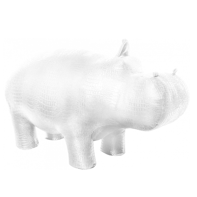 Пуф Бегемот Poof Hippo white Белый Пуф Бегемот Poof Hippo white Белый в Омске | Loft Concept